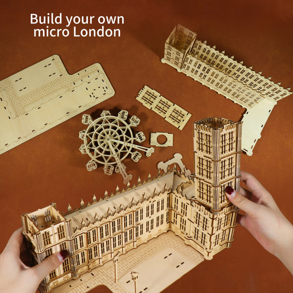 3D Wooden Puzzle Big Ben Model Kits, DIY Building Blocks