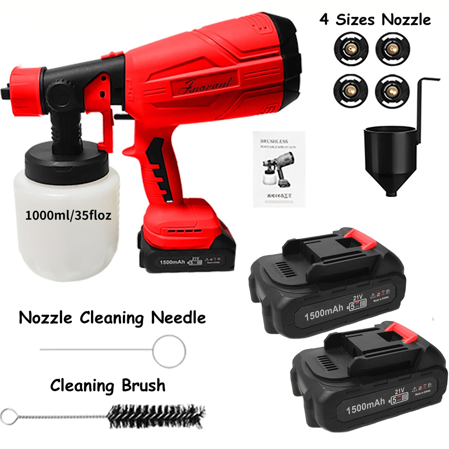 Powerful 200W Paint Sprayer for Easy Home Projects