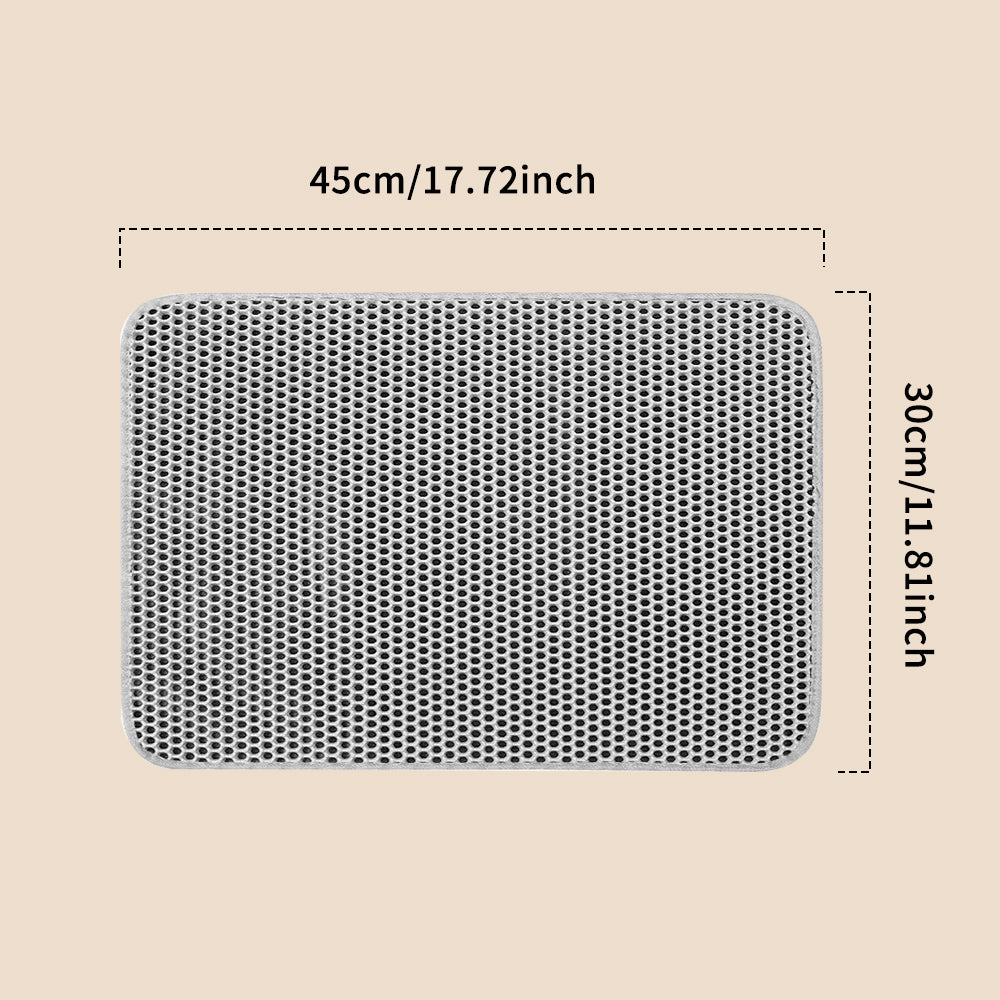 Leak-Proof Cat Litter Mat for Tidy, Happy Homes