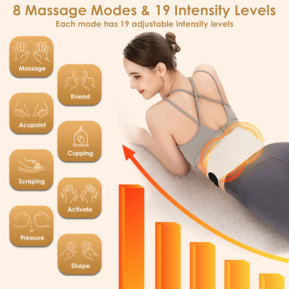 Smart EMS Heating Pad for Lower Back and Waist Relief