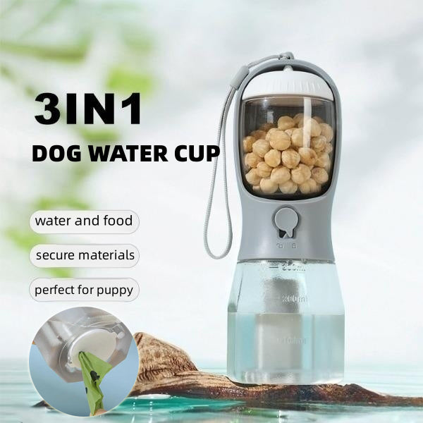3-in-1 Dog Water Cup for Easy, Clean Walks