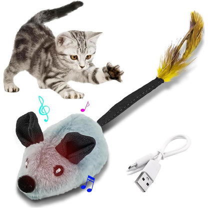 Smart Moving Cat Mouse Toy for Happy Indoor Cats