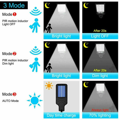 Smart Solar Motion-Activated Outdoor Wall Light