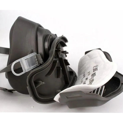 Half Face Dust Mask with 10 Filters for Sanding and Woodworking