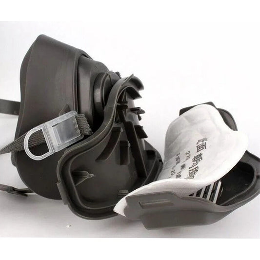 Half Face Dust Mask with 10 Filters for Sanding and Woodworking