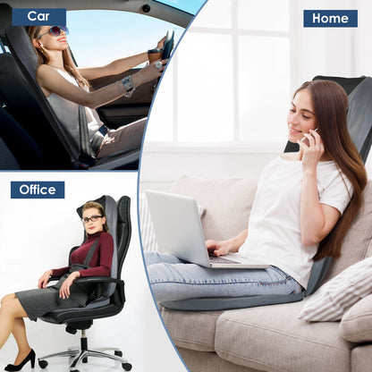 Full Body Massage Chair Pad With Heat, 3D Kneading For Home, Car Driver Seat