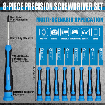 100-Piece Screwdriver Set, Home Repair Tool Kit, Automotive Repair Tools