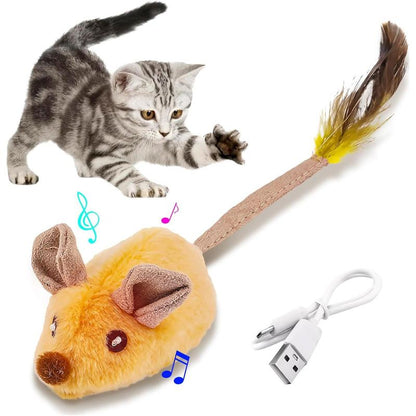 Smart Moving Cat Mouse Toy for Happy Indoor Cats