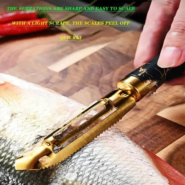 Multifunction Stainless Steel Peeler Set with Non-Slip Grip for Fruits and Vegetables