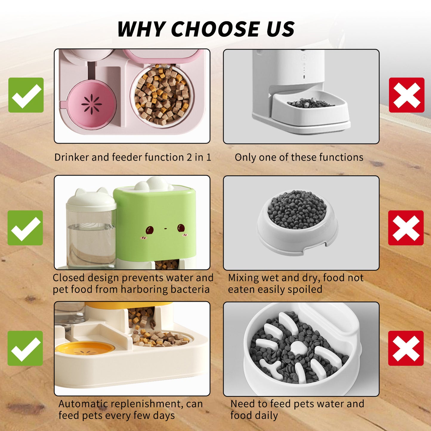 All-in-One Pet Food and Water Bowl for Travel