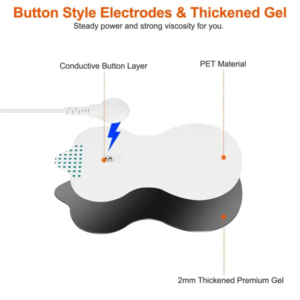 Electric Muscle Stimulator Dual Channels Pulse Massager Pain Relief Therapy