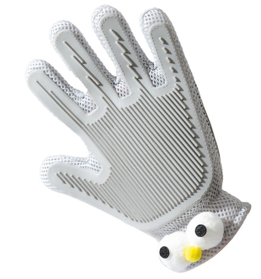 Soft Pet Grooming Brush Gloves for Comfortable Care