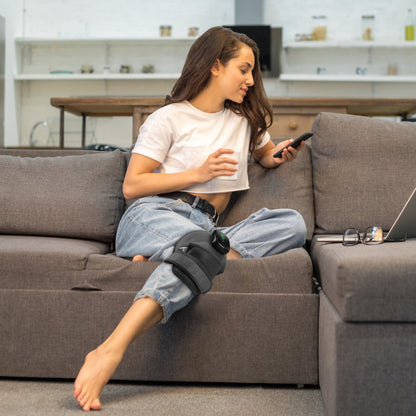 3-In-1 Heated Knee Massager With 3 Level Vibration And Heating Modes