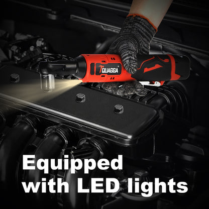 18V Cordless Electric Ratchet Wrench Set, Power Ratchet Wrench