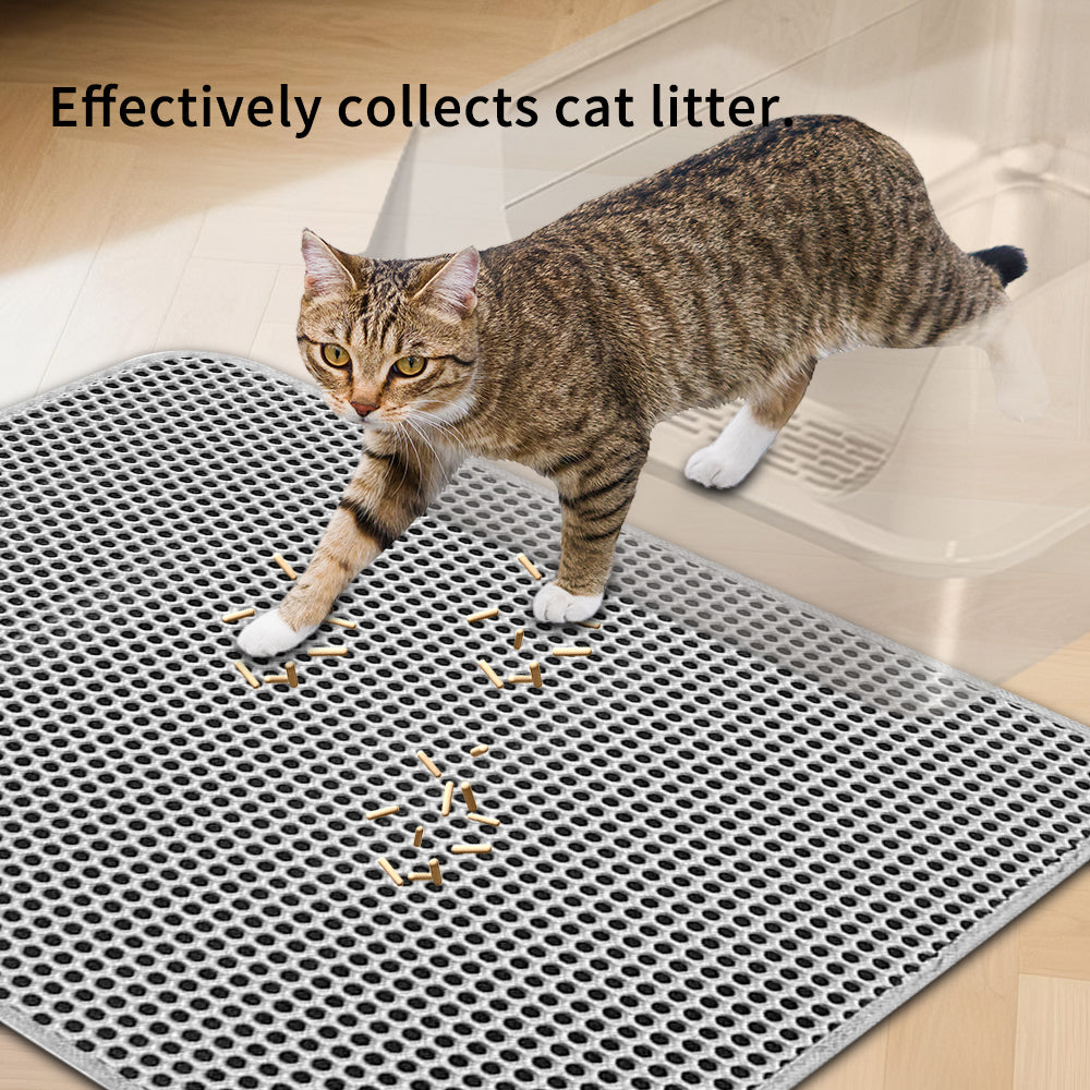 Leak-Proof Cat Litter Mat for Tidy, Happy Homes