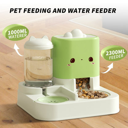 All-in-One Pet Food and Water Bowl for Travel