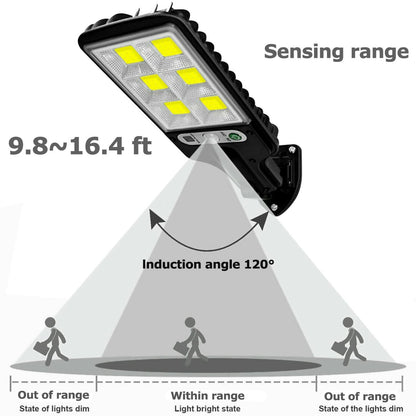 Smart Solar Motion-Activated Outdoor Wall Light