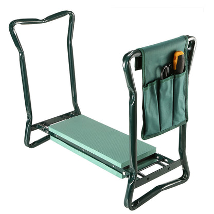 Foldable Garden Kneeler Seat With Kneeling Soft Cushion Pad