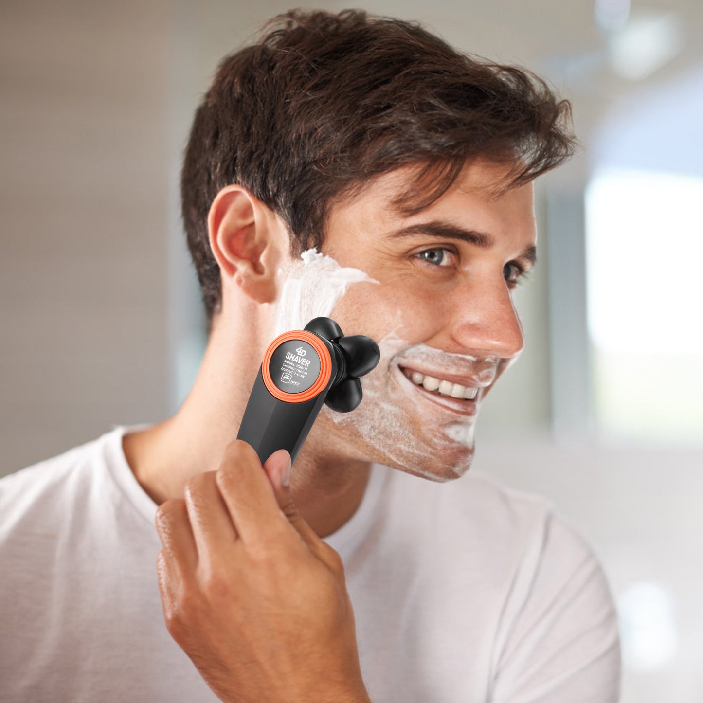 4D Electric Shavers Razor IPX7 Waterproof Wet & Dry For Men