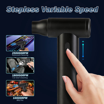 Portable High-Speed Air Duster for Deep Cleaning