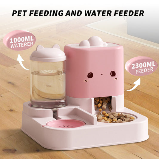 All-in-One Pet Food and Water Bowl for Travel