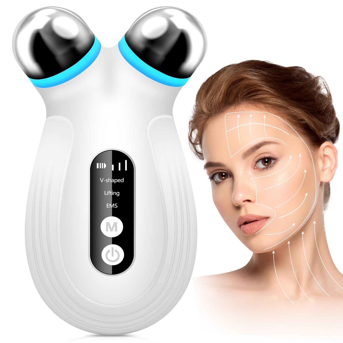 Microcurrent Facial Device for Anti-Aging and Wrinkle Care