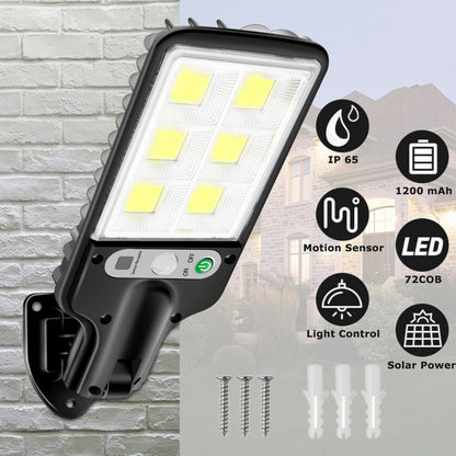 Smart Solar Motion-Activated Outdoor Wall Light