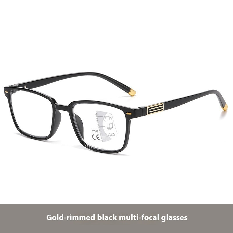 Anti Blue Light Far And Near Color Changing Multifocal Reading Glasses