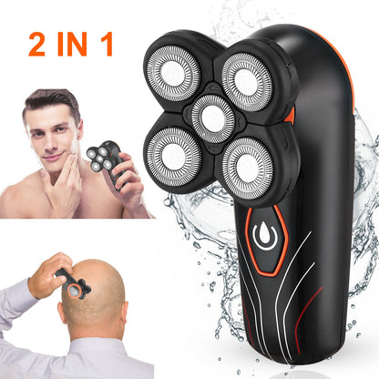 4D Electric Shavers Razor IPX7 Waterproof Wet & Dry For Men