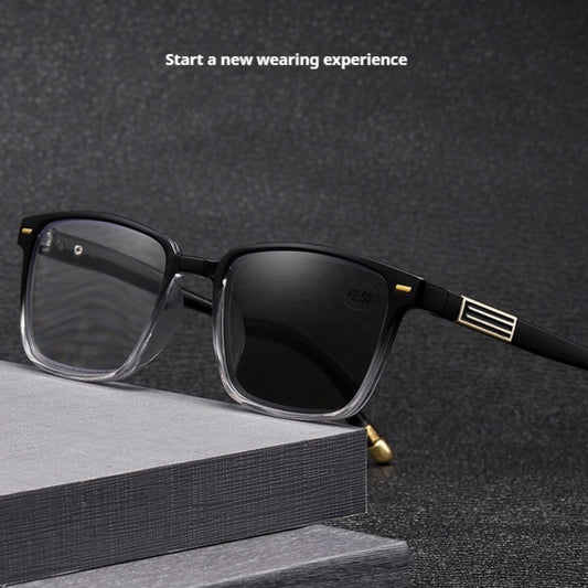 Anti Blue Light Far And Near Color Changing Multifocal Reading Glasses