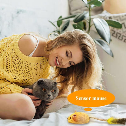 Smart Moving Cat Mouse Toy for Happy Indoor Cats