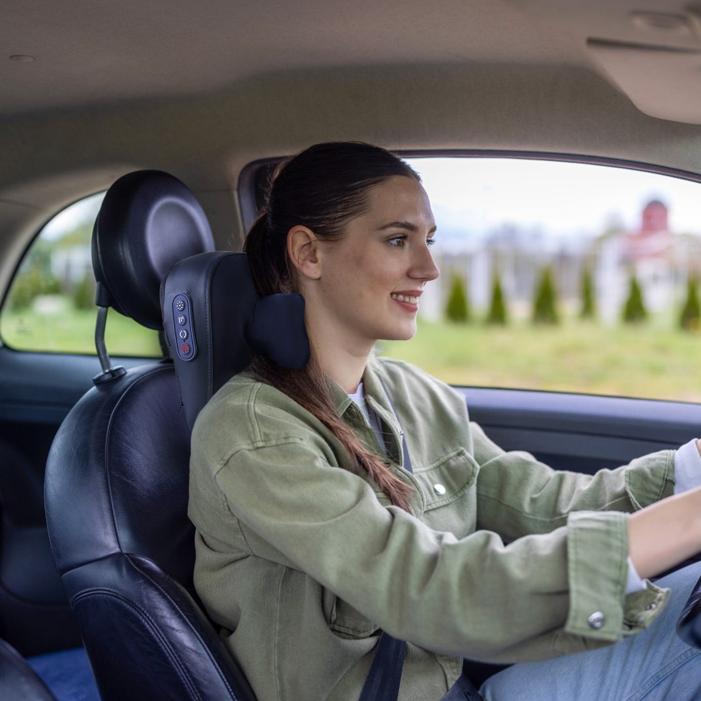 Cordless 4D Massager with Heat for Neck and Back