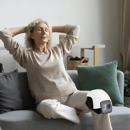 Smart Heated Knee Massager for Sports Recovery and Daily Relief