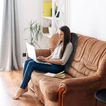 Heated Back Massager Cushion with Multiple Vibration Modes