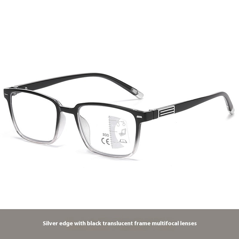 Anti Blue Light Far And Near Color Changing Multifocal Reading Glasses