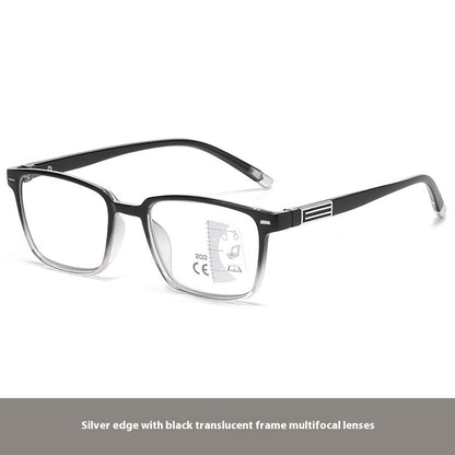 Anti Blue Light Far And Near Color Changing Multifocal Reading Glasses