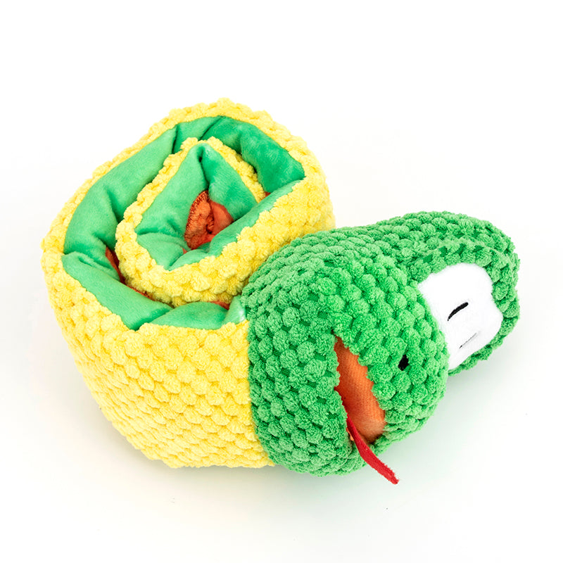 Snake Snuffle Puzzle Dog Toy for Fun, Focused Playtime