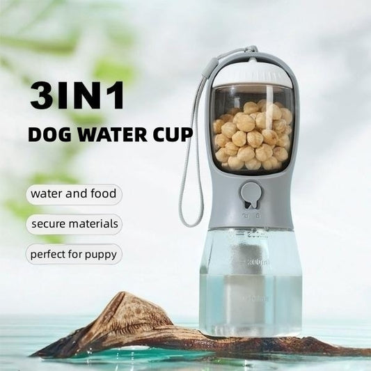 3-in-1 Dog Water Cup for Easy, Clean Walks