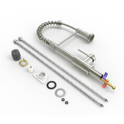 Pull-Down Sprayer Kitchen Faucet In Chrome, Single-Handle