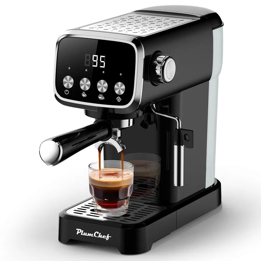 20 BAR Slim Vertical Espresso Machine With Milk Frother, For Rich Espresso, Americano, Latte