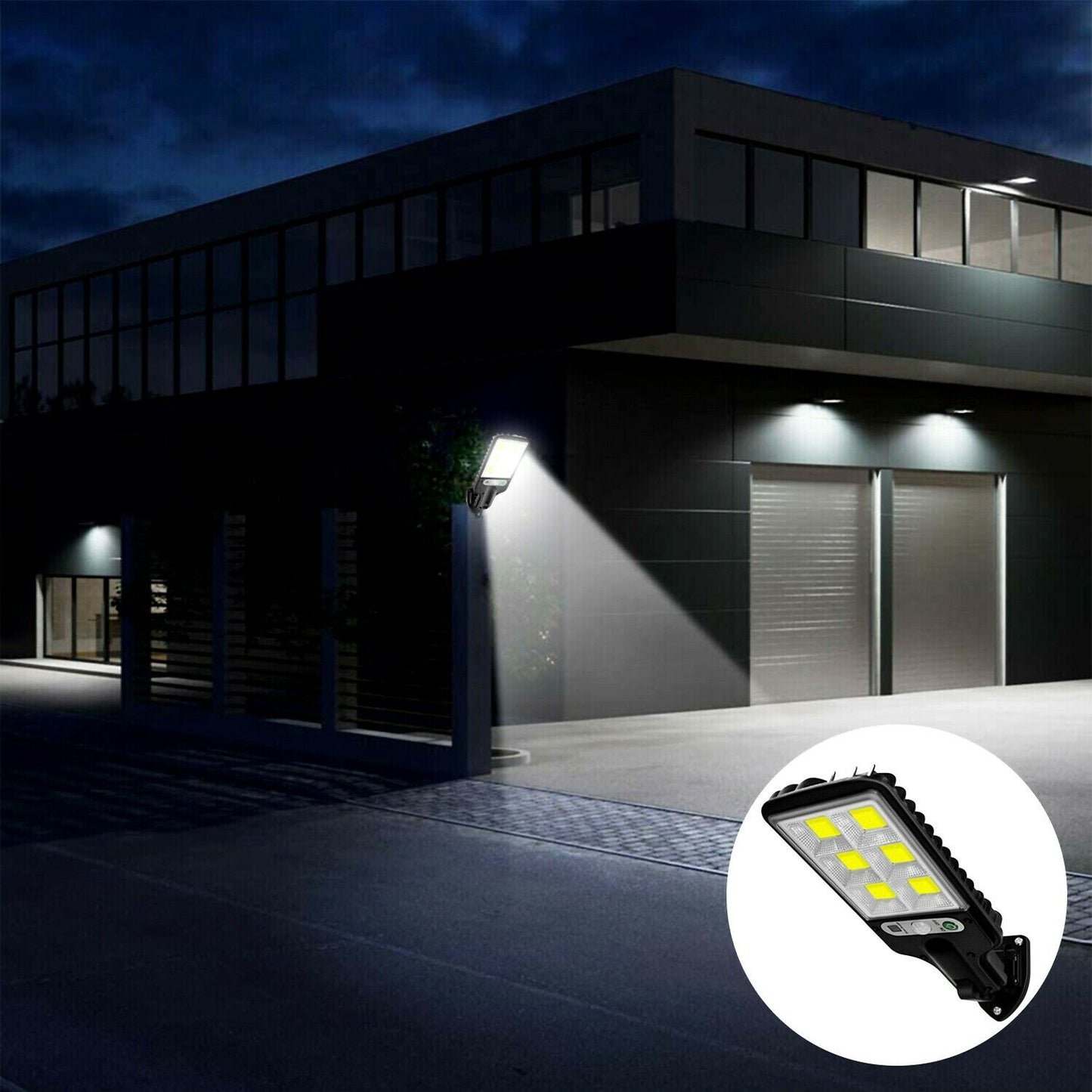 Smart Solar Motion-Activated Outdoor Wall Light