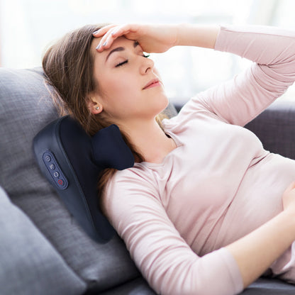 Cordless 4D Massager with Heat for Neck and Back