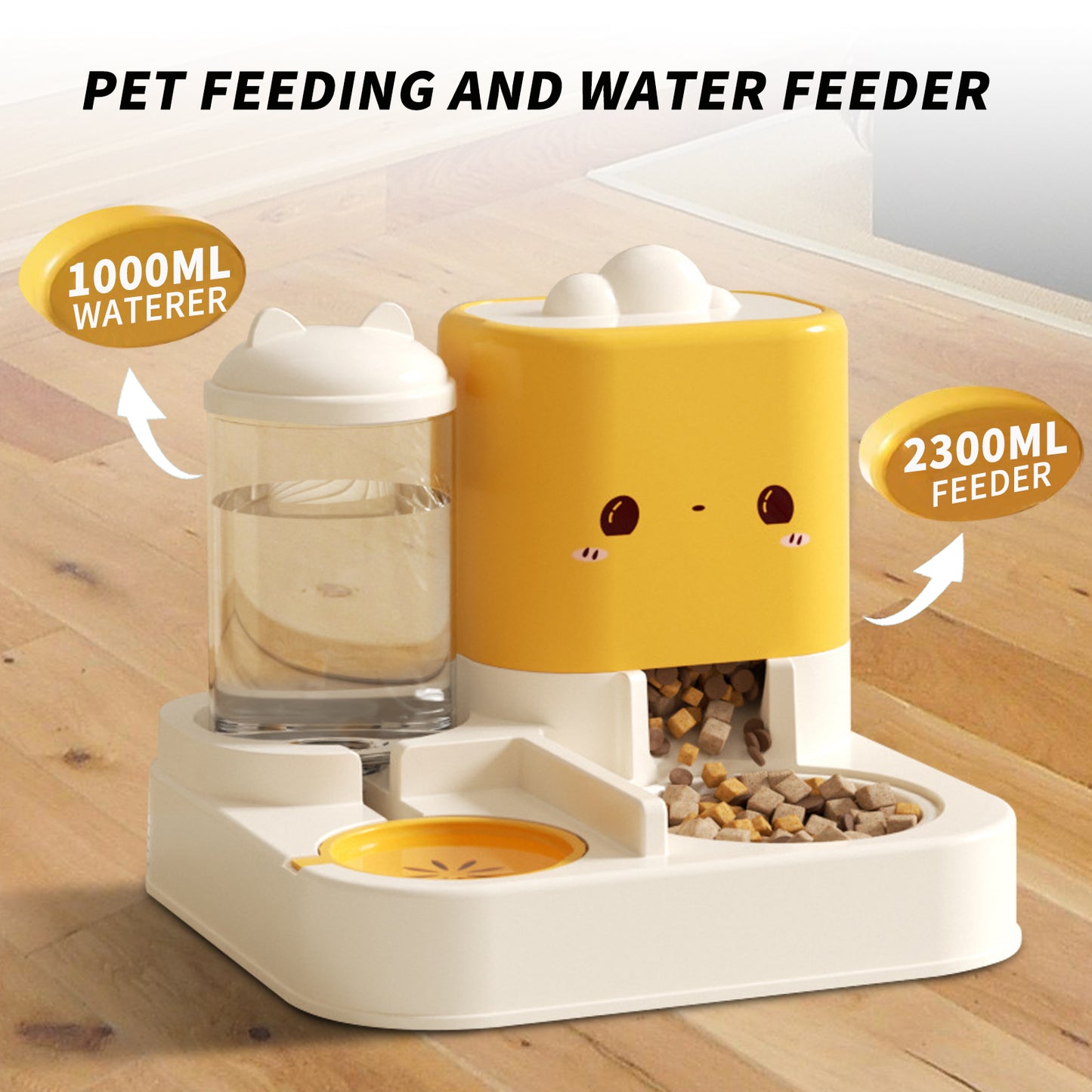 All-in-One Pet Food and Water Bowl for Travel