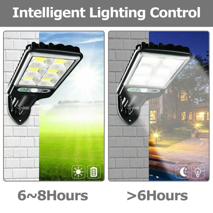 Smart Solar Motion-Activated Outdoor Wall Light