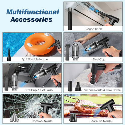 Portable High-Speed Air Duster for Deep Cleaning