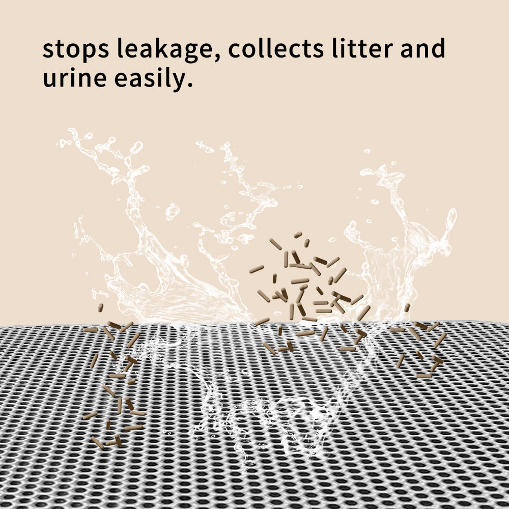 Leak-Proof Cat Litter Mat for Tidy, Happy Homes