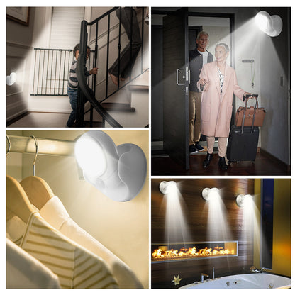 Wireless Motion Sensor LED Spotlight for Closet & Bathroom