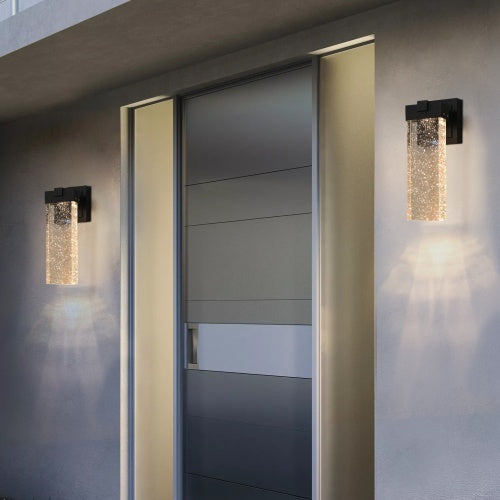 Smart Light-Sensitive Outdoor Crystal Wall Lights