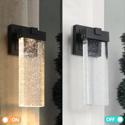 Smart Light-Sensitive Outdoor Crystal Wall Lights
