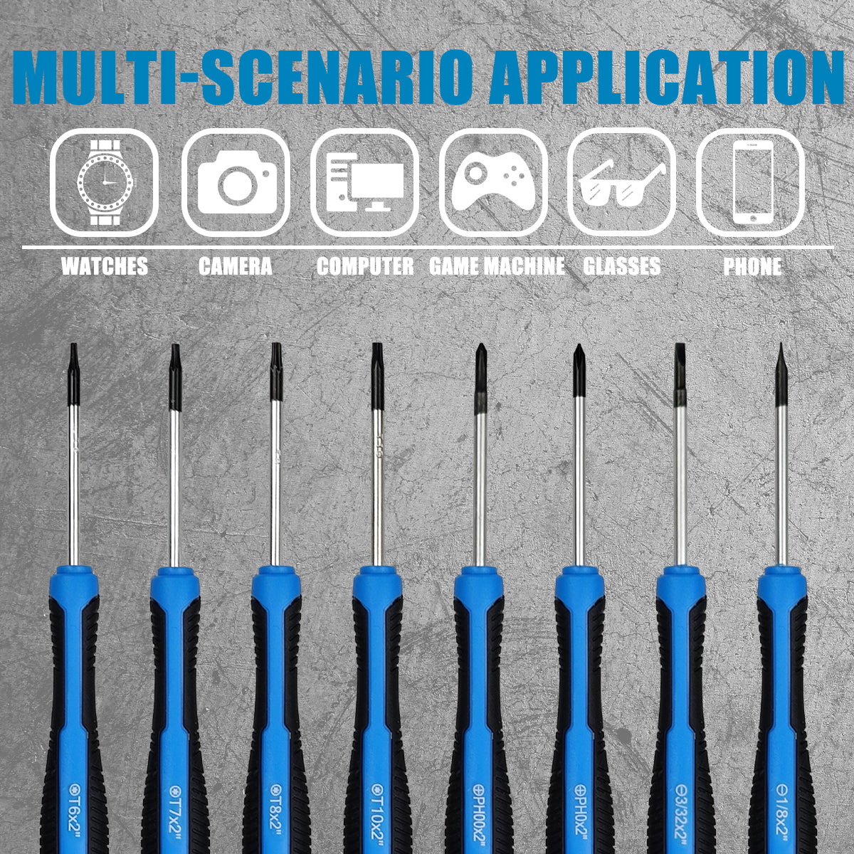 100-Piece Screwdriver Set, Home Repair Tool Kit, Automotive Repair Tools